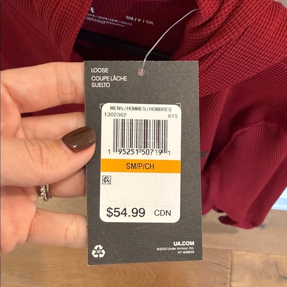 Under Armour Burgundy Pullover - Picture 2 of 4